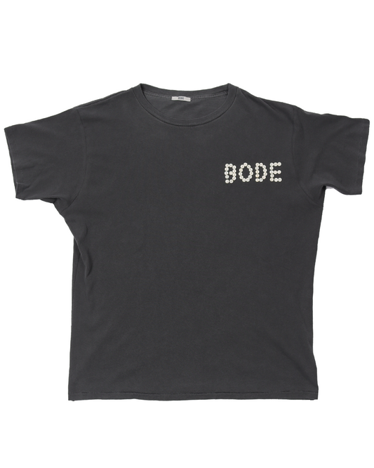 Pearly Button-Logo T-Shirt