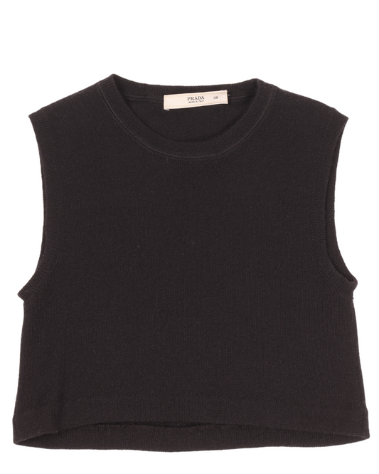 Knit Crop Vest