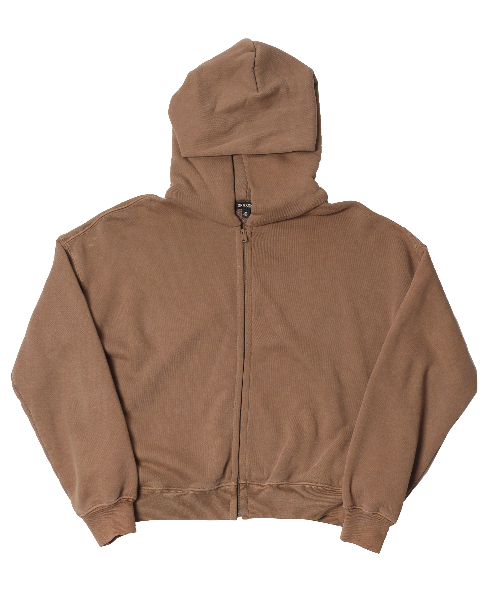 Yeezy Season 6 Brown Zip Up Hoodie – Justin Reed Yeezy Season 6 Brown Zip Up Hoodie – Justin Reed