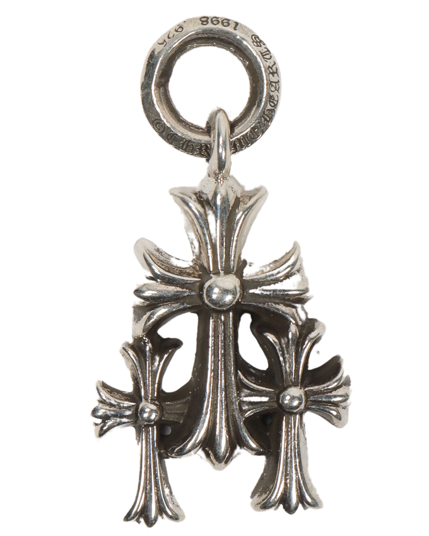 Mini Triple Cross Cemetery Pendant