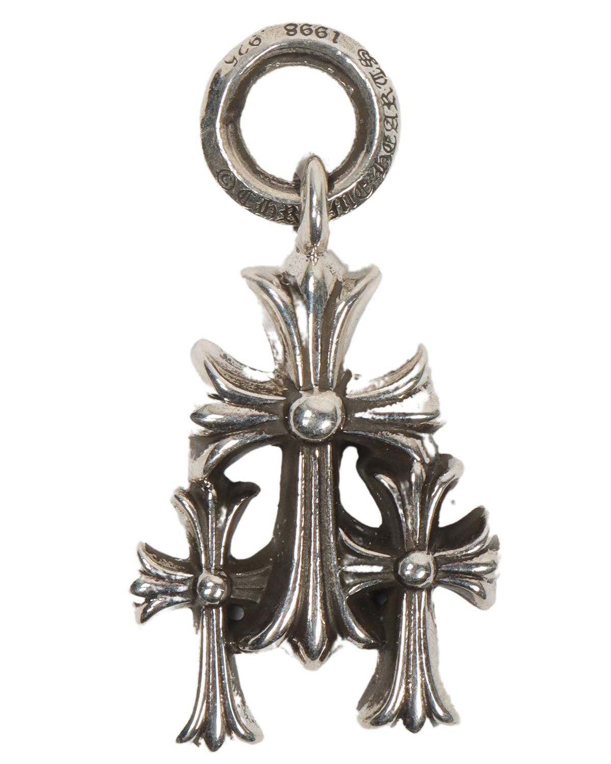 Mini Triple Cross Cemetery Pendant