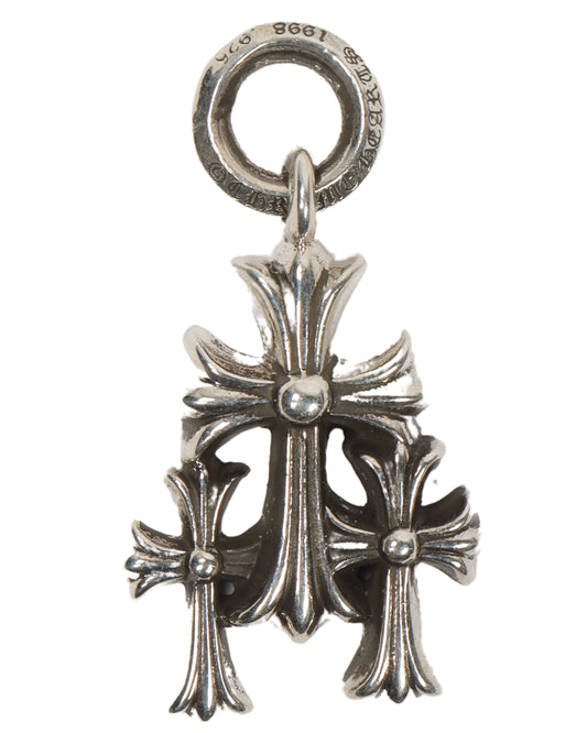 Mini Triple Cross Cemetery Pendant