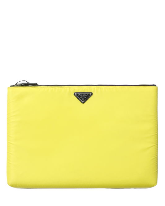 Padded Clutch Tessuto