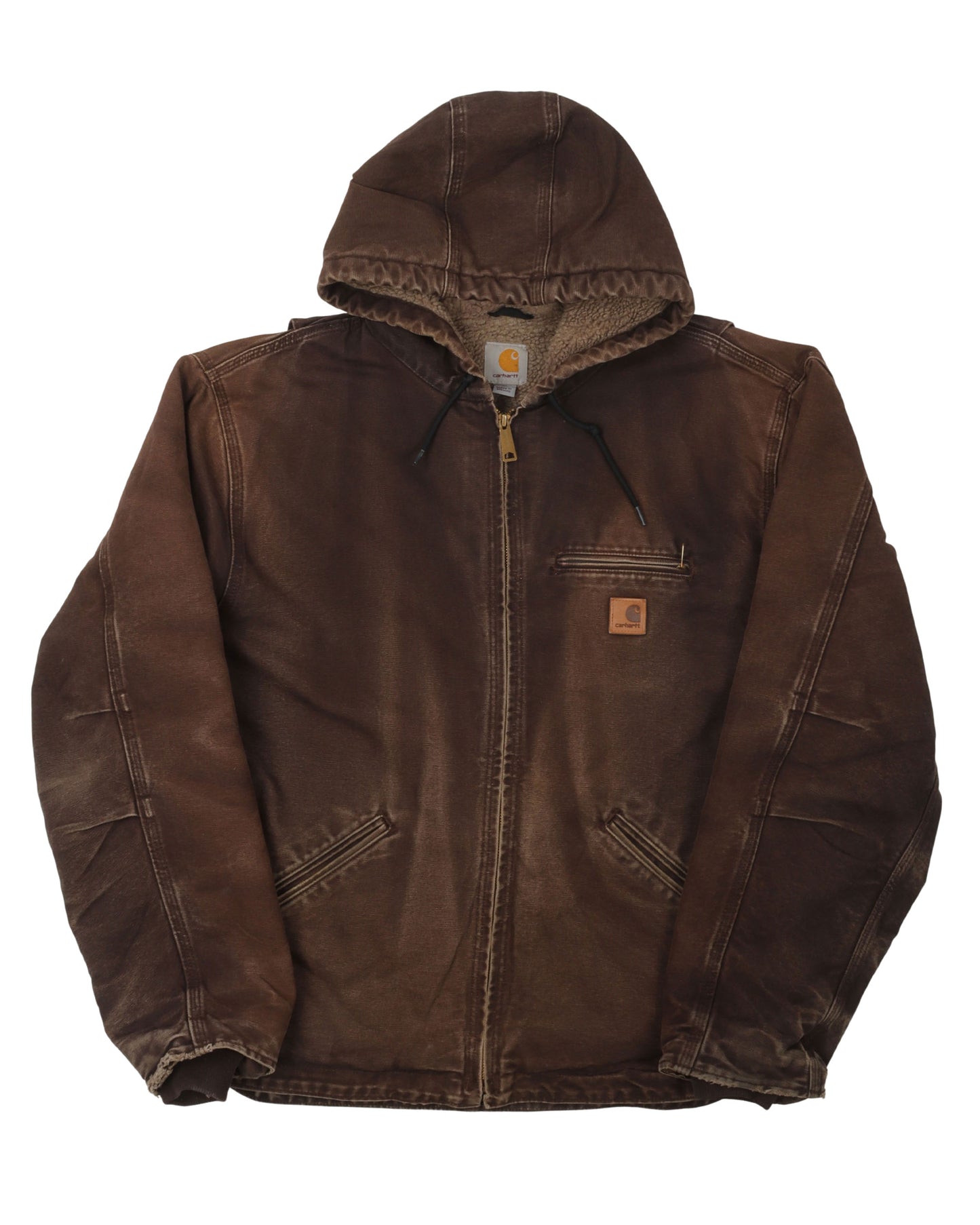 Carhartt Fleece Lined Hooded Work Jacket