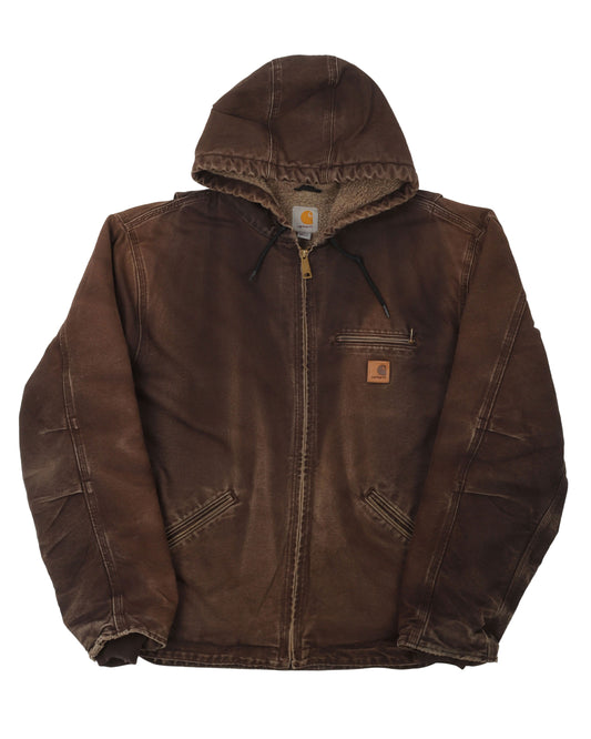 Carhartt Fleece Lined Hooded Work Jacket