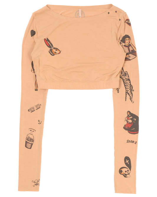 Tattoo Crop Top