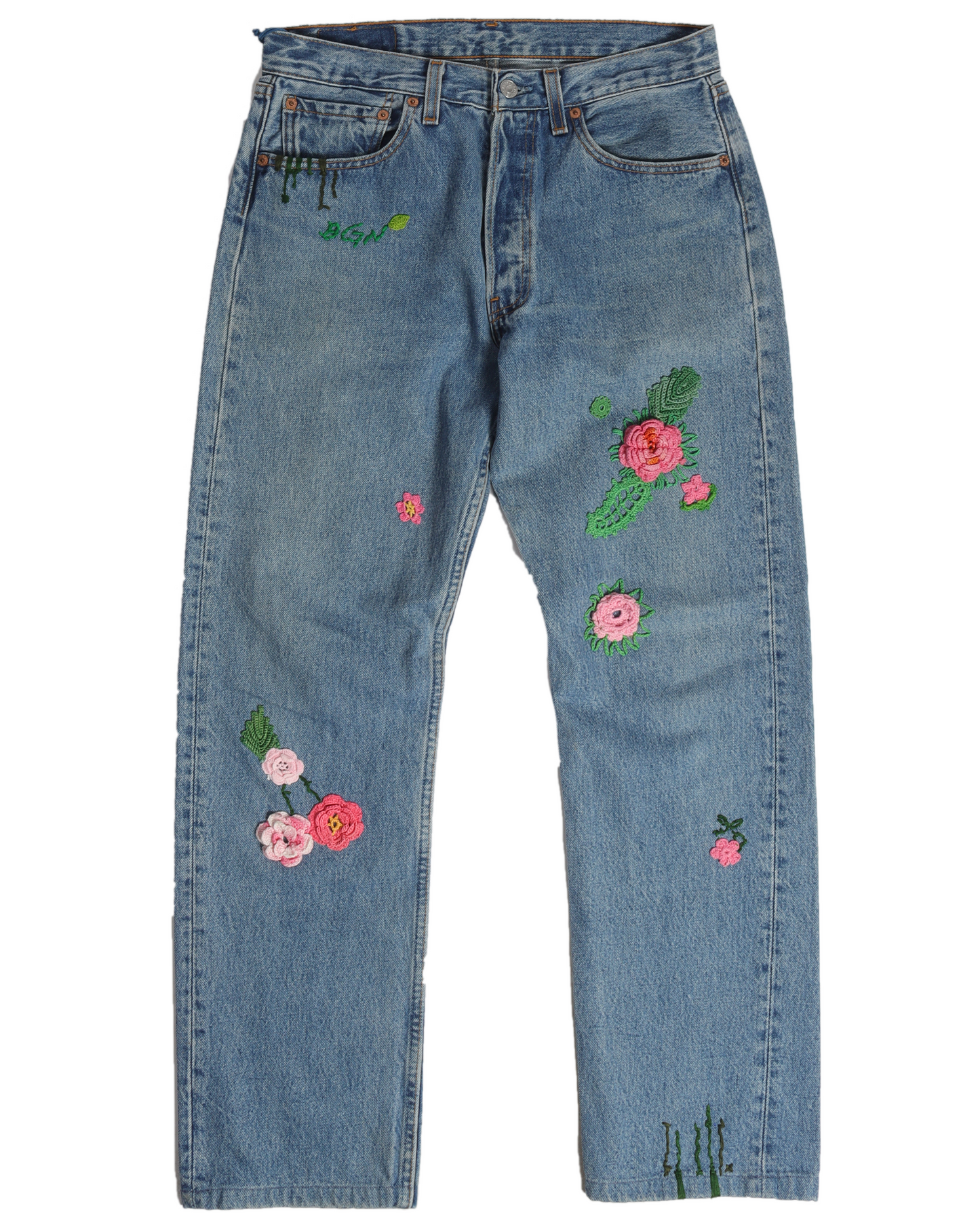 Levi's Custom Embroidered Denim