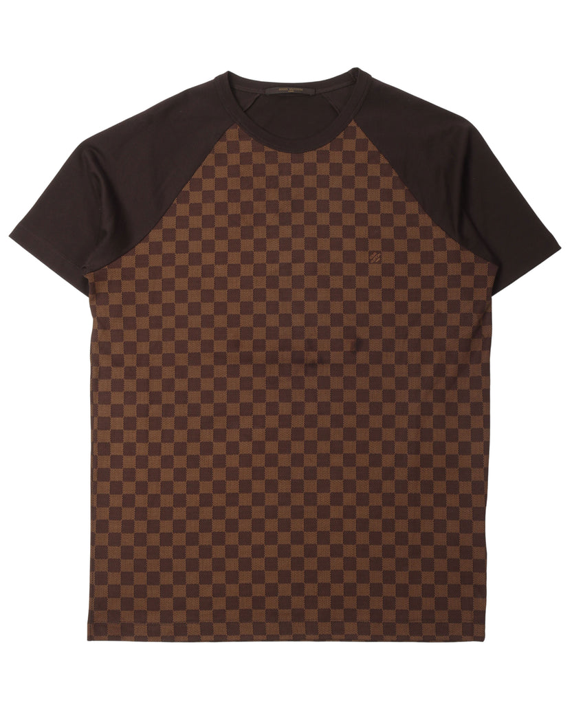 Louis Vuitton Brown Damier Polo Shirt L