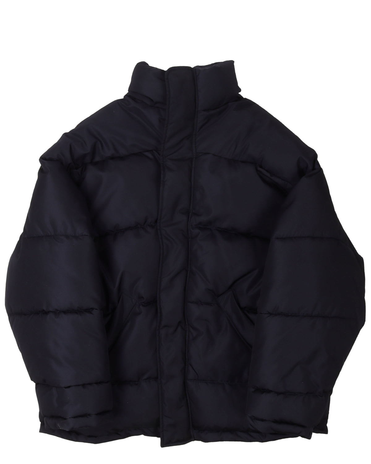 "YE24" Embroidered Swing Puffer Jacket