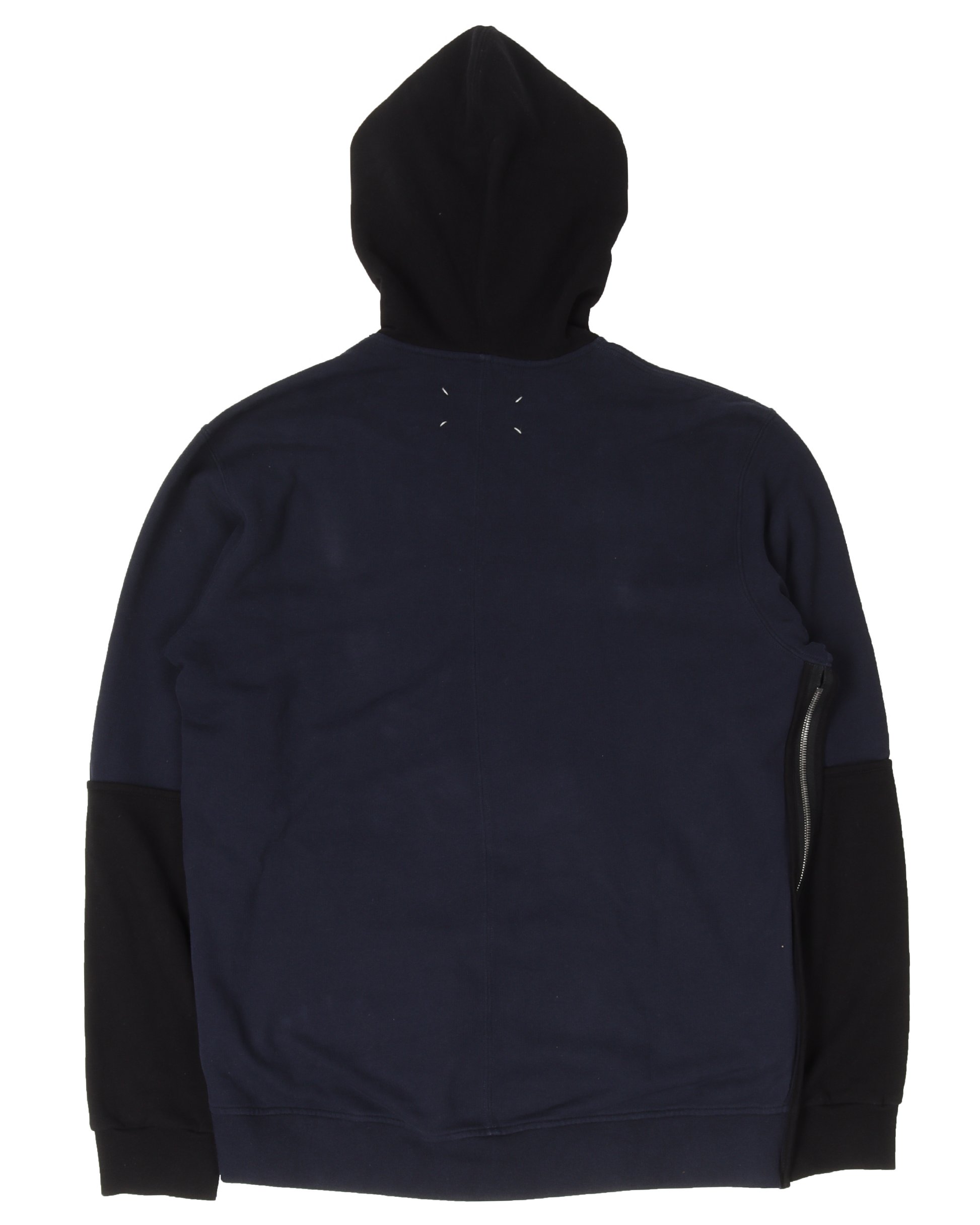 Maison Margiela Two Tone Side Zip Up Hoodie – Justin Reed