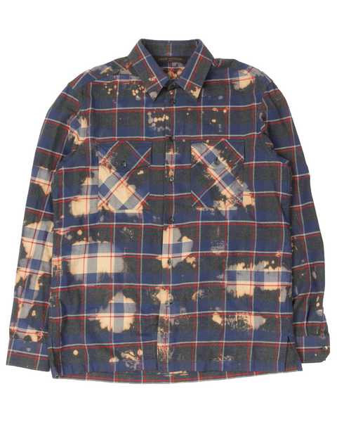 Louis Vuitton SS17 Bleached Flannel Shirt - Ākaibu Store