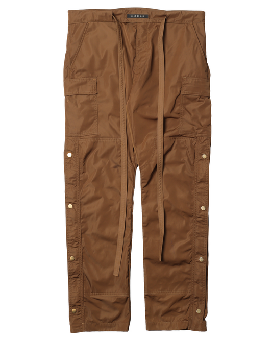 6th Collection Brown Nylon Tearaway Pants