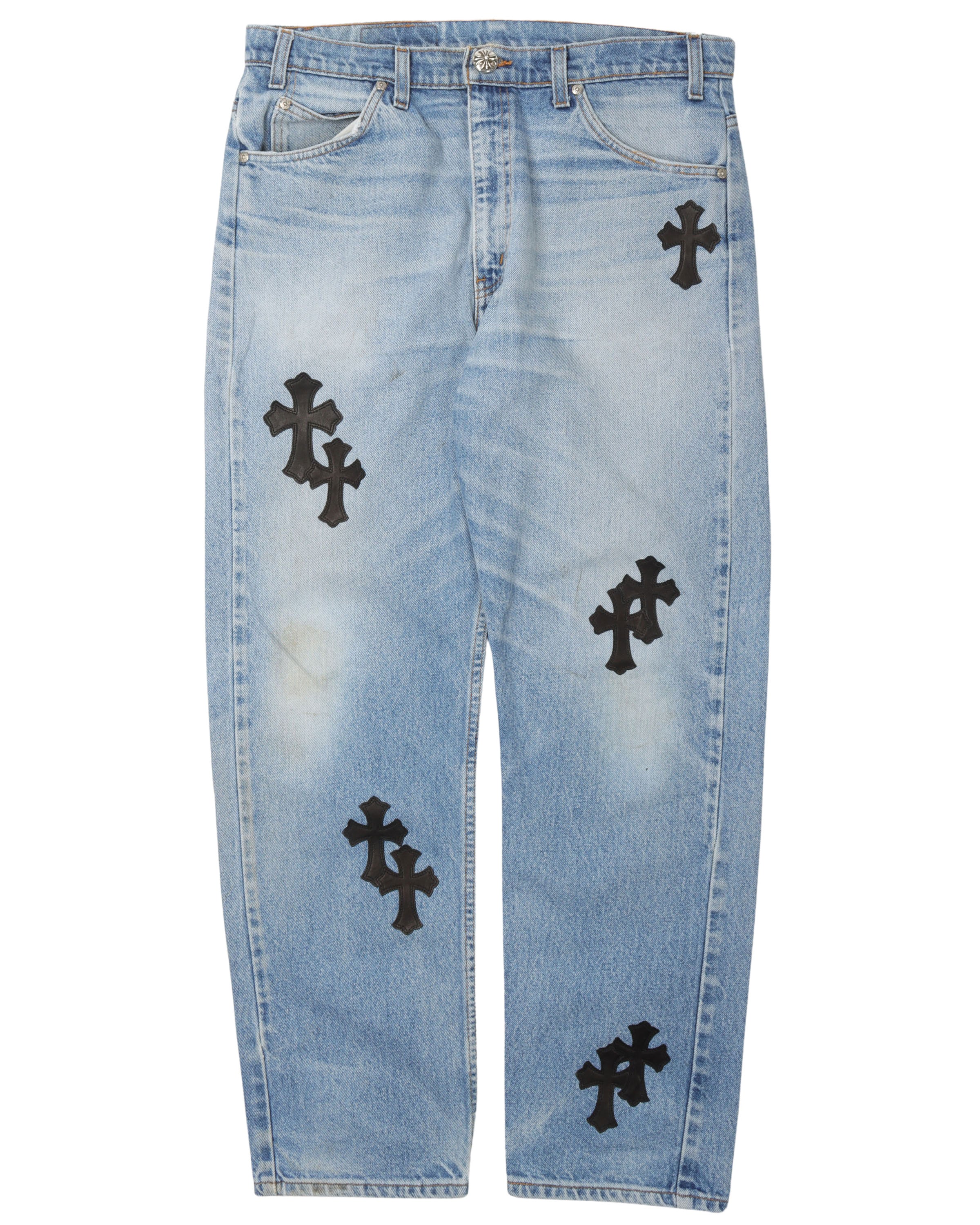 Chrome Hearts Levi's Cross Patch Jeans