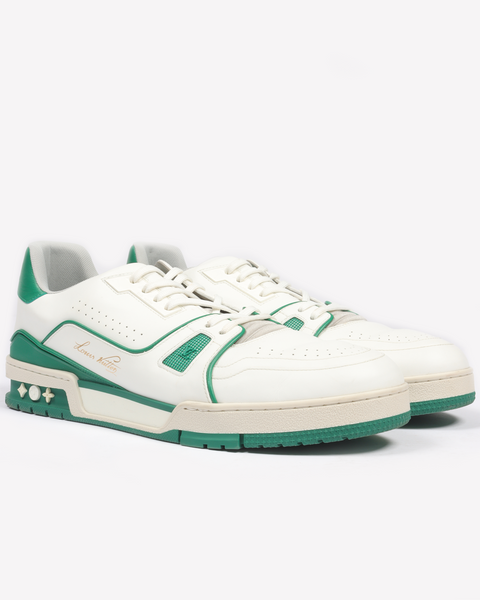 Louis Vuitton LV Trainer Sneaker Low White Green