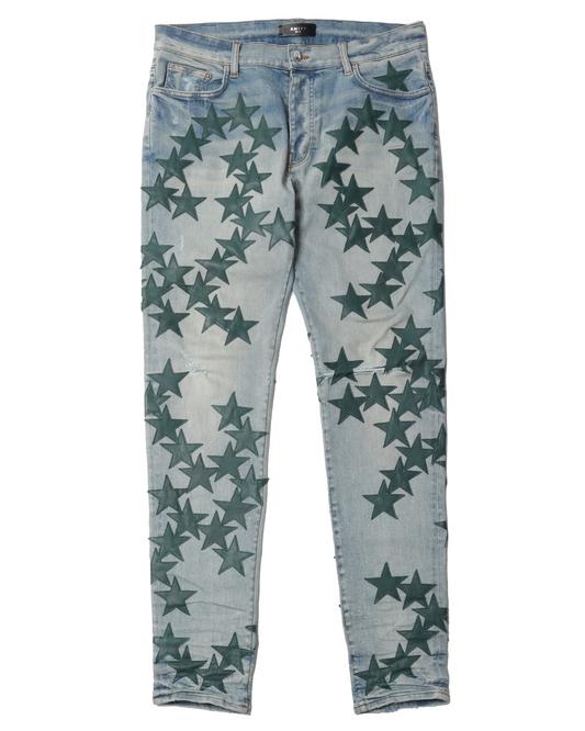 Chemist Leather Star Jeans