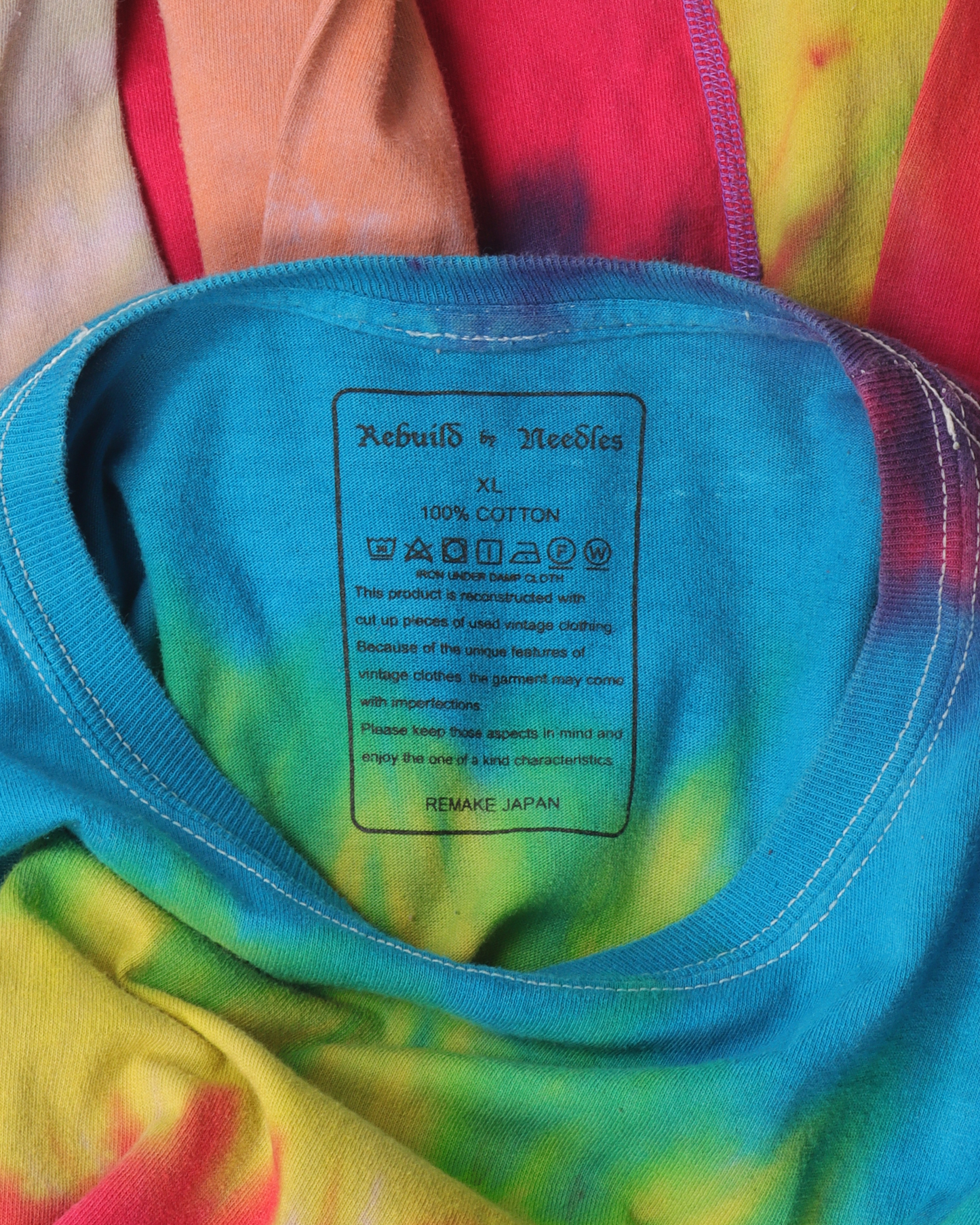"Rebuild" Tie Dye Long Sleeve T-Shirt