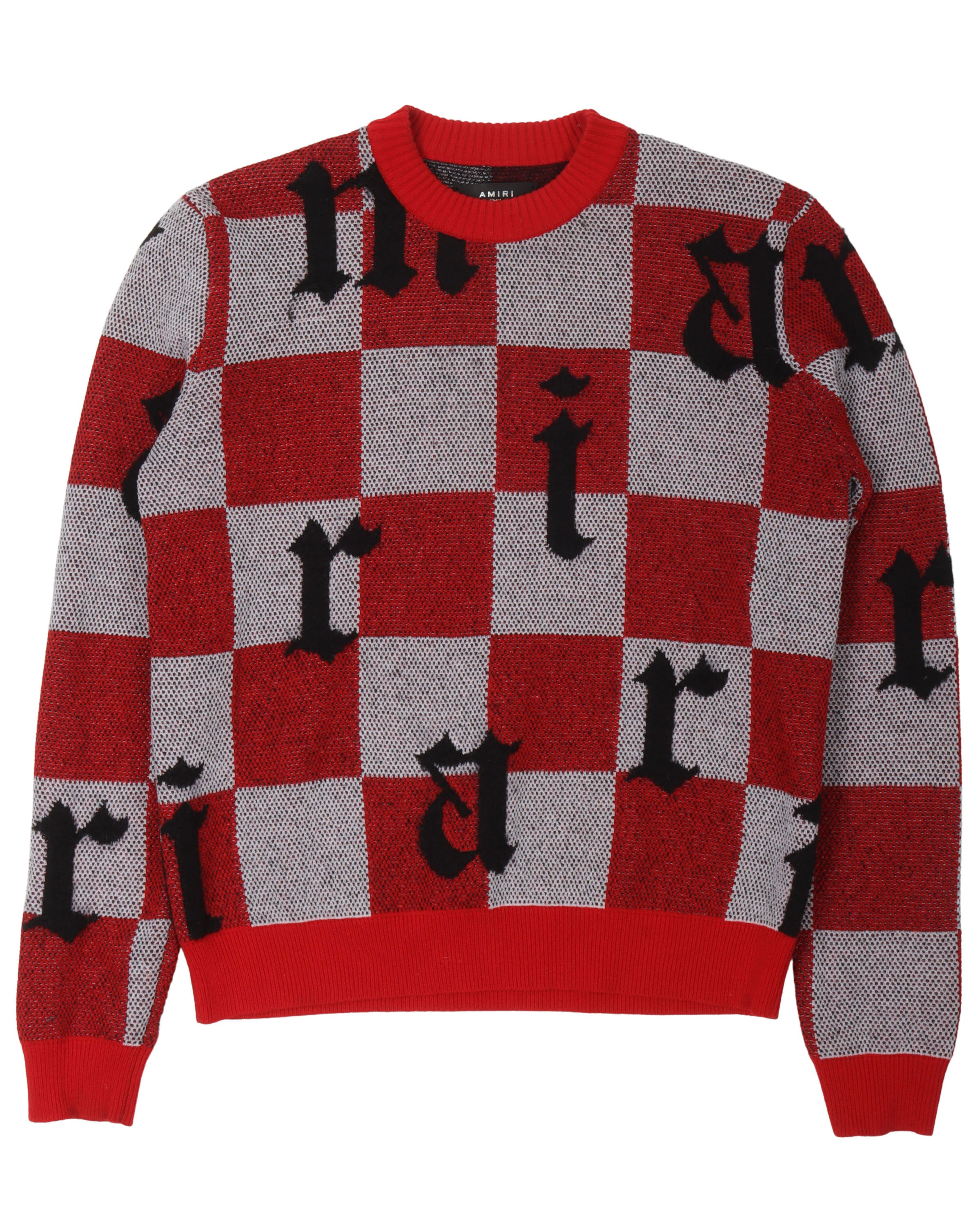 Checker Knit Sweater