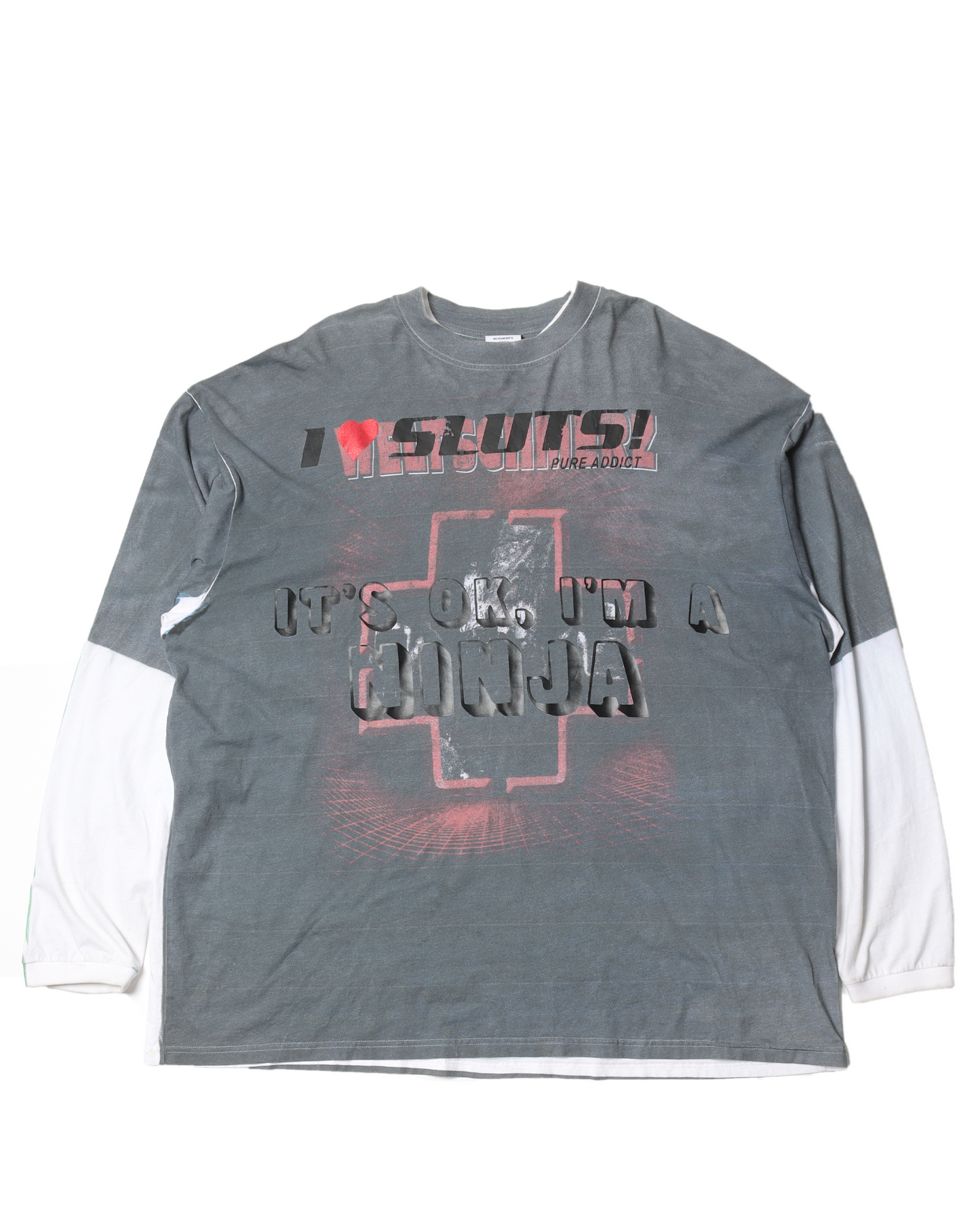 AW19 "I <3 Sluts" Double-Sided T-Shirt