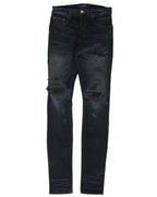 Knee Rip Patched Jeans