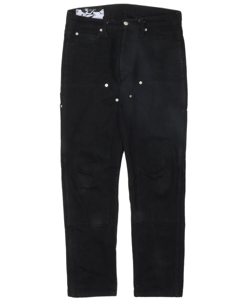 パンツ Enfants Riches Deprimes Carpenter Jeans Leather Carpenter Jeans in Slate Grey – SVRN