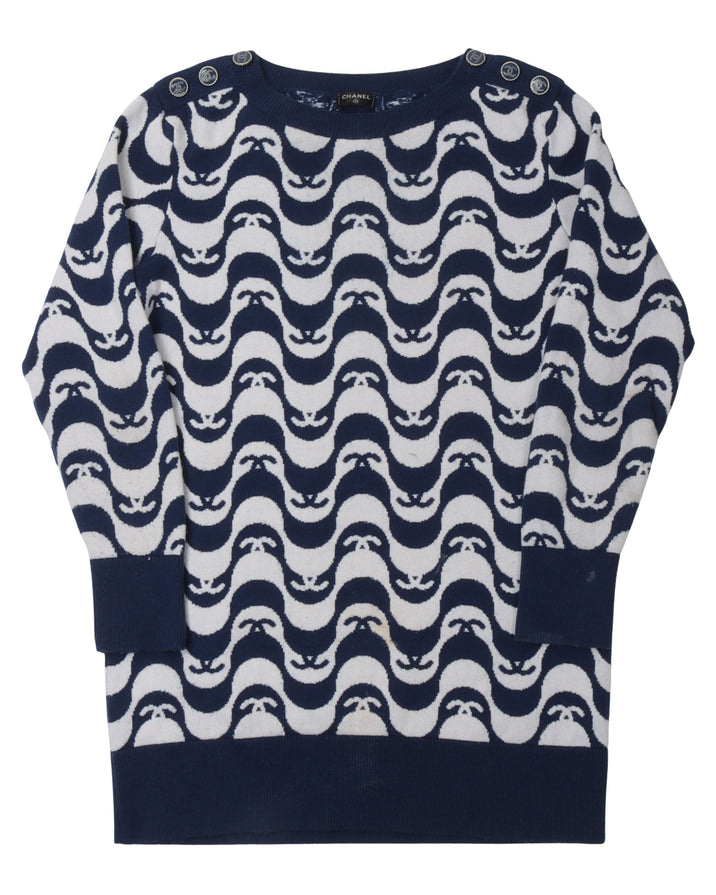 Wavey Cashmere Sweater