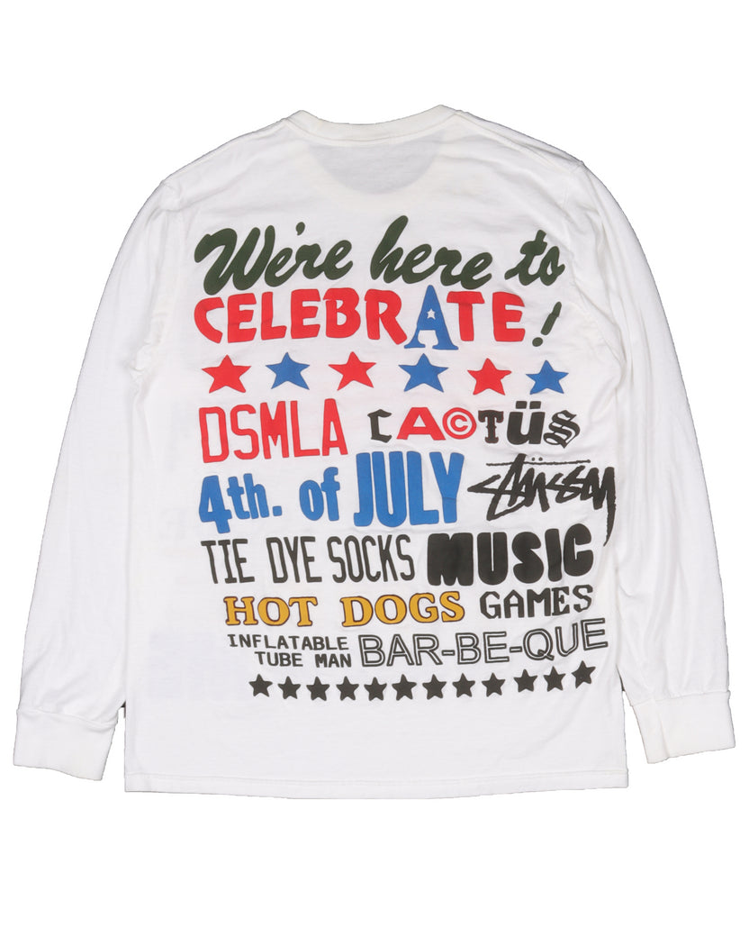 4th Of July Stussy DSM LA Long SleeveT-Shirt