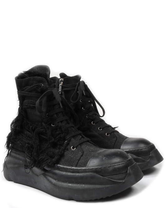 Distressed High Abstract Sole Ramones