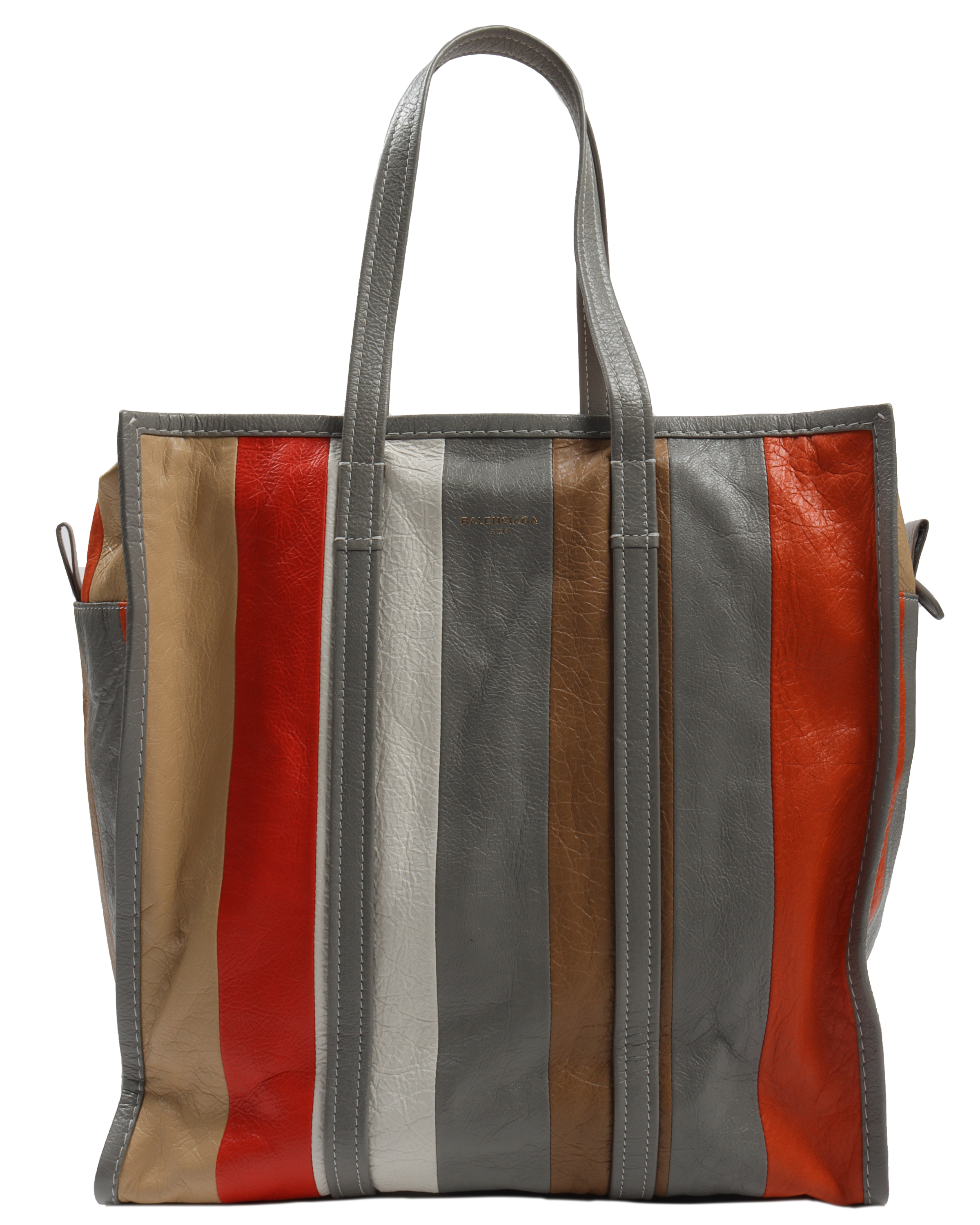Tan and Red Bazar Bag