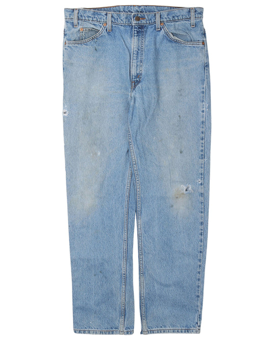 Levi 505 Orange Tab Jeans