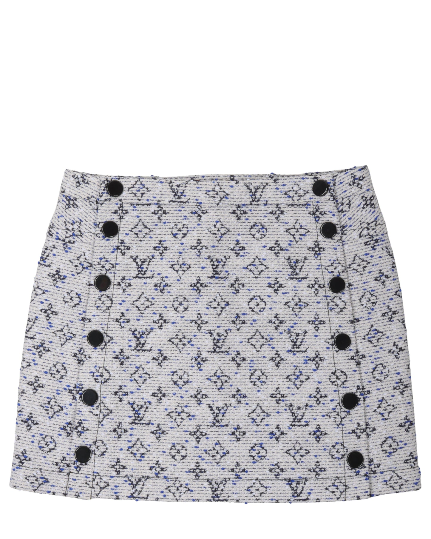 Short A-Line Monogram Skirt