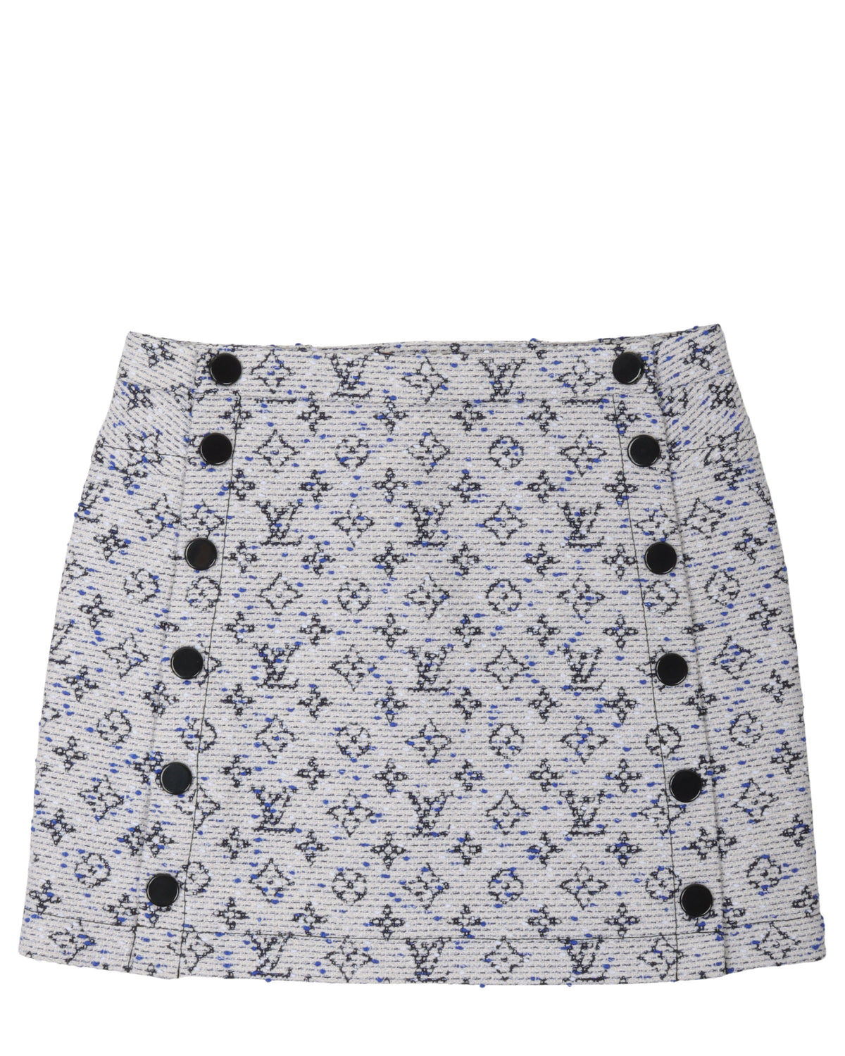 Short A-Line Monogram Skirt
