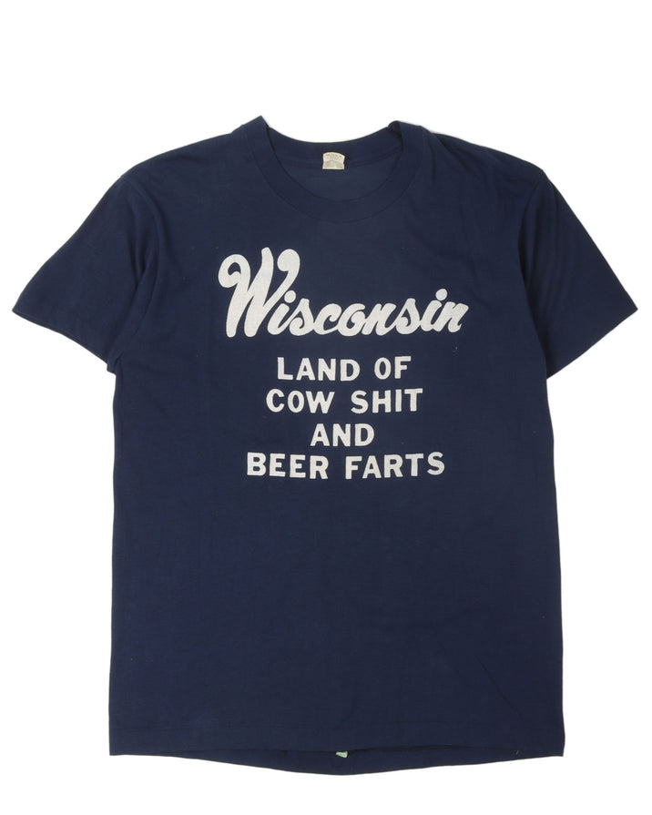 Wisconsin Cow Shit and Piss T-shirt