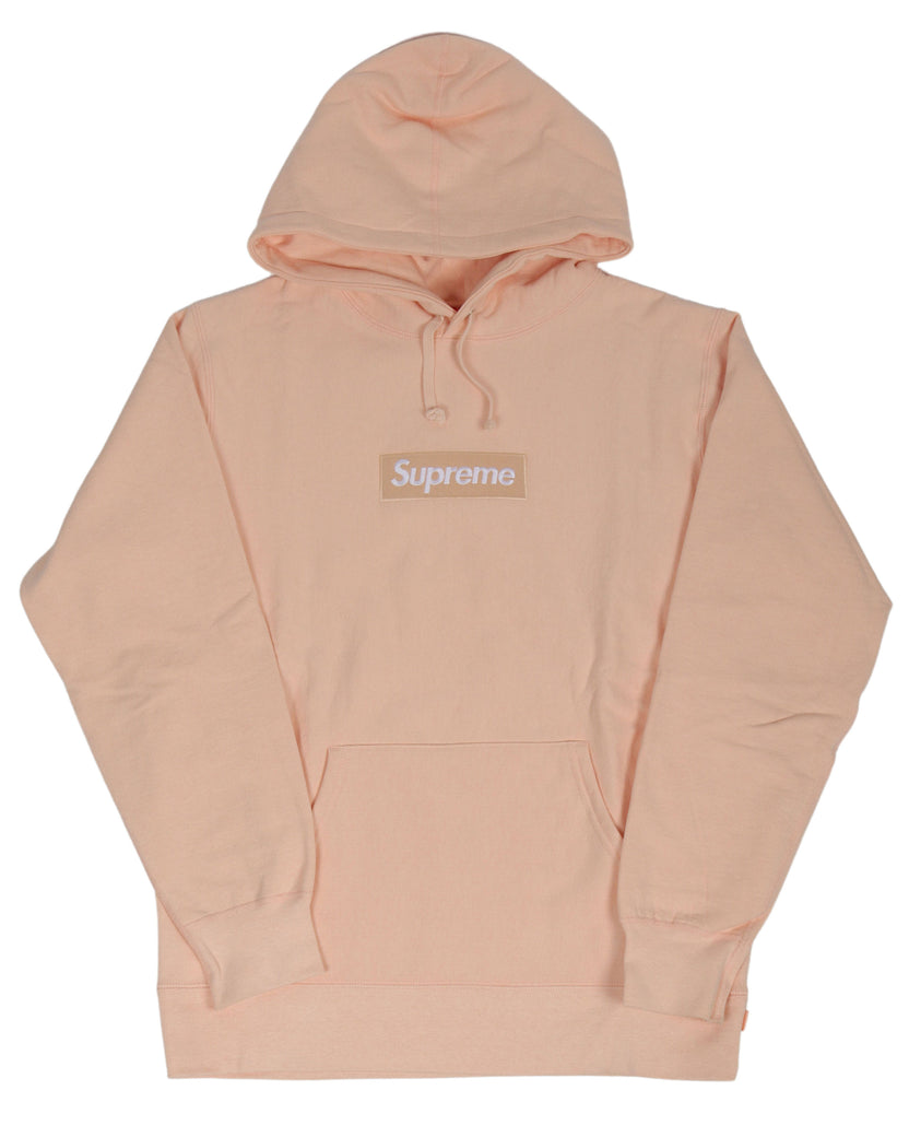 Supreme Peach Box Logo Hoodie