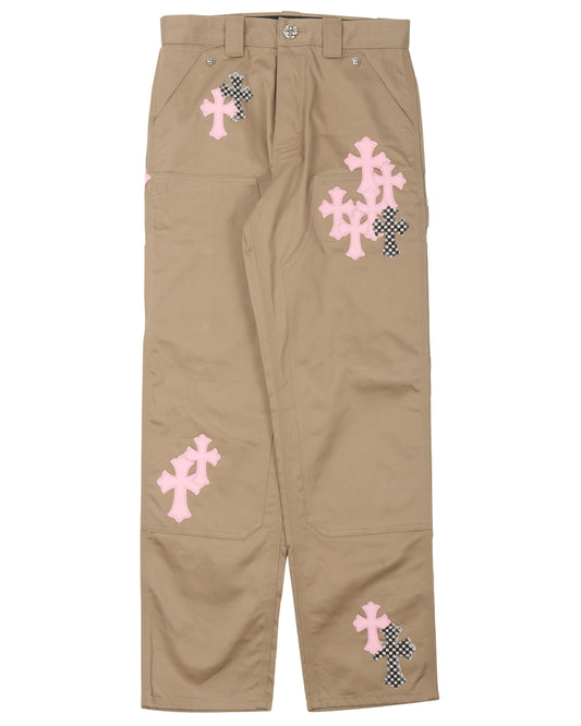 Double Knee Cross Patch Pants