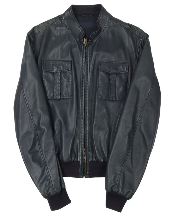 2009 Leather Bomber Jacket