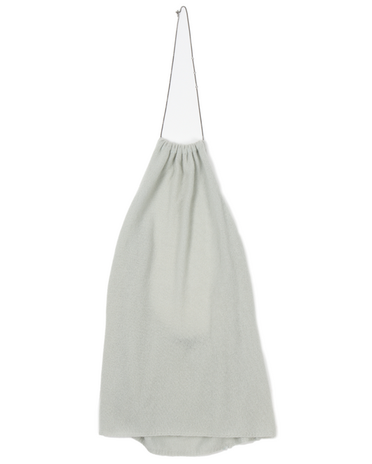 Chain Strap Cashmere Backless Top
