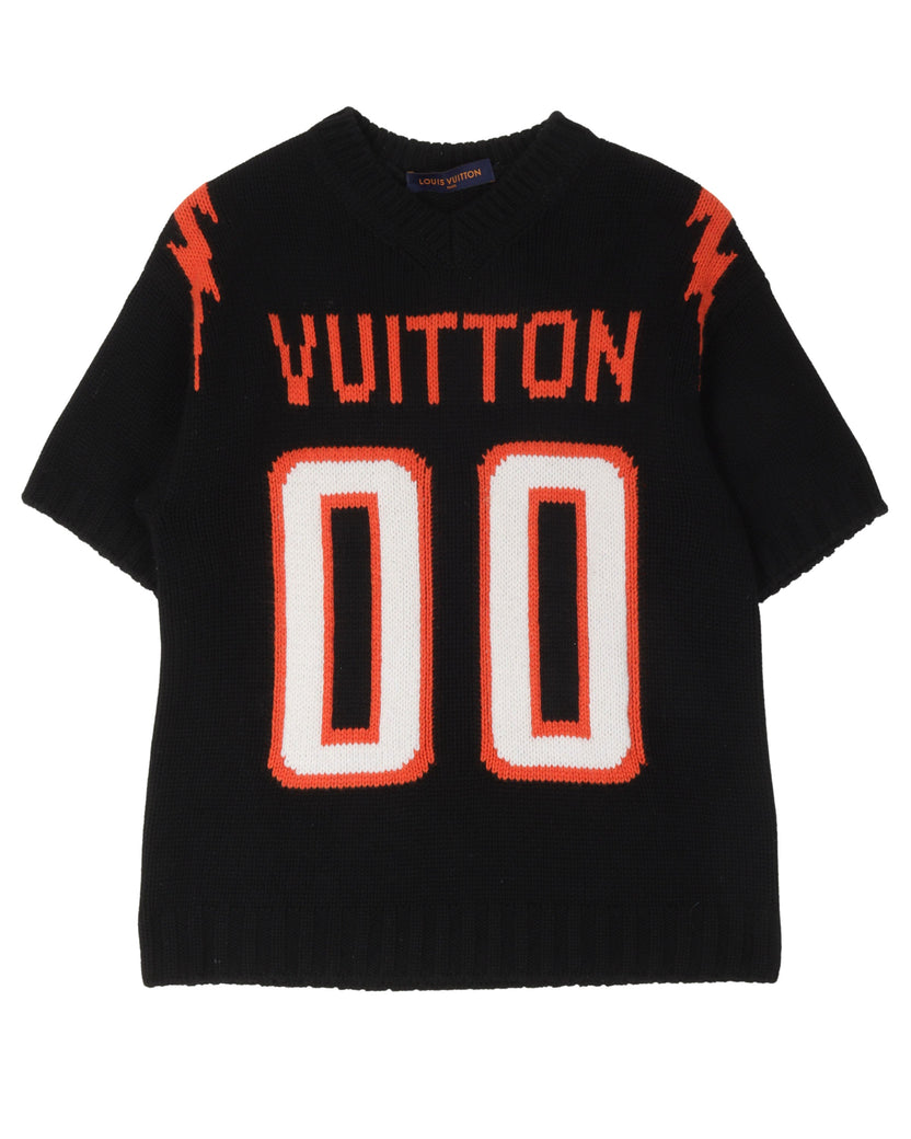 Louis Vuitton Football T-Shirt Knit Sweater