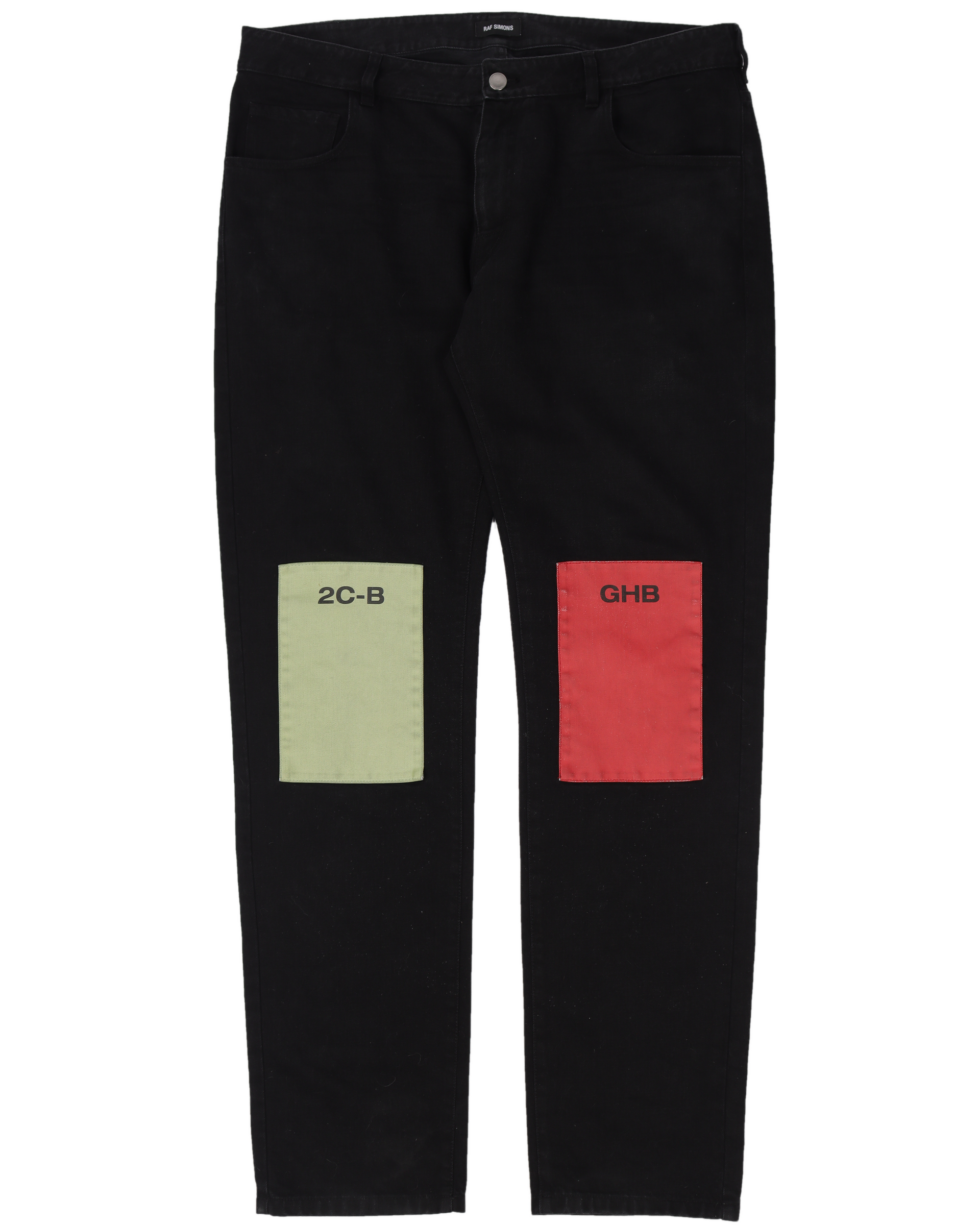 Raf Simons AW18 2CB GHB Black Denim – Justin Reed