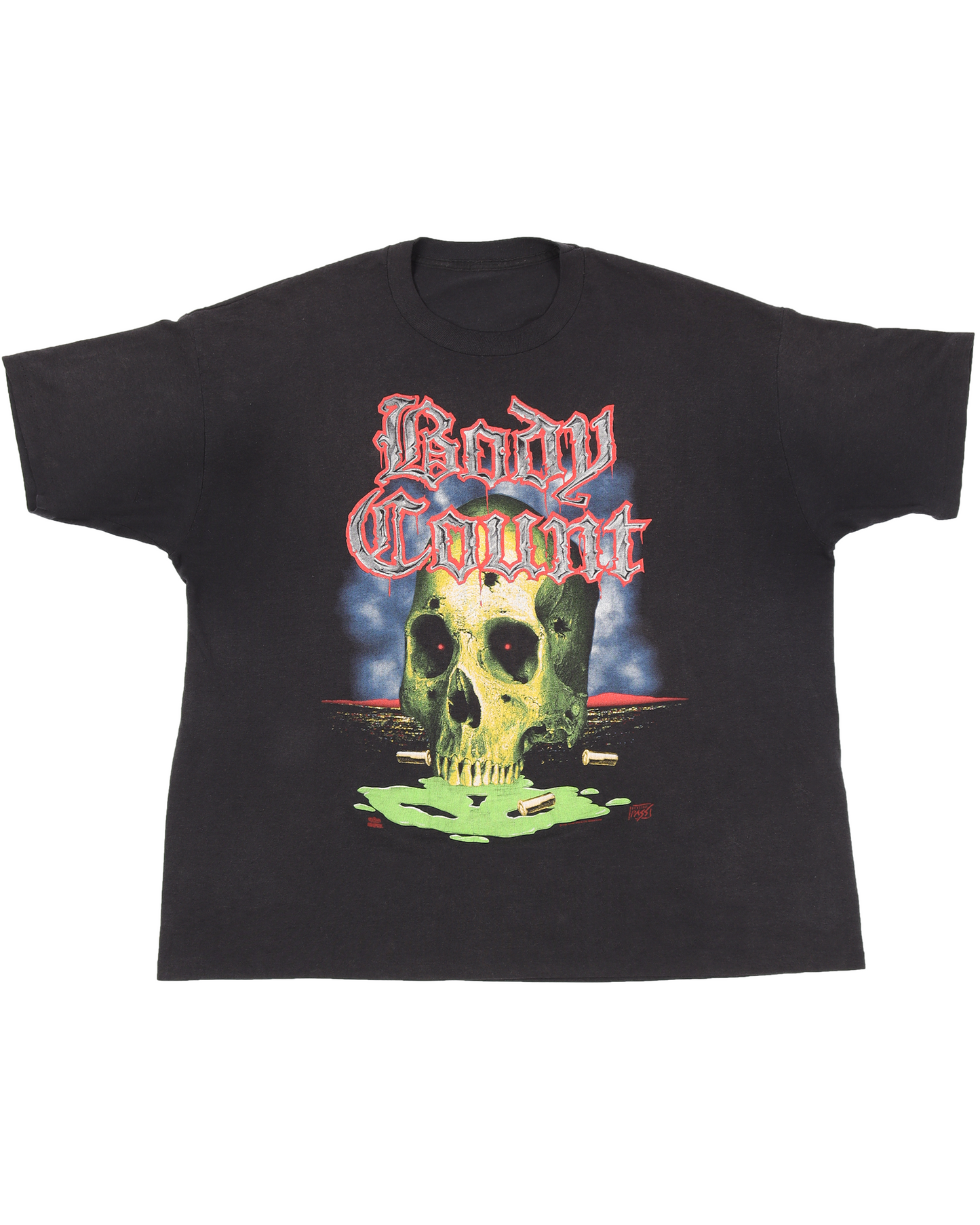 Body Count 'Skull & Brains' Graphic Print T-Shirt