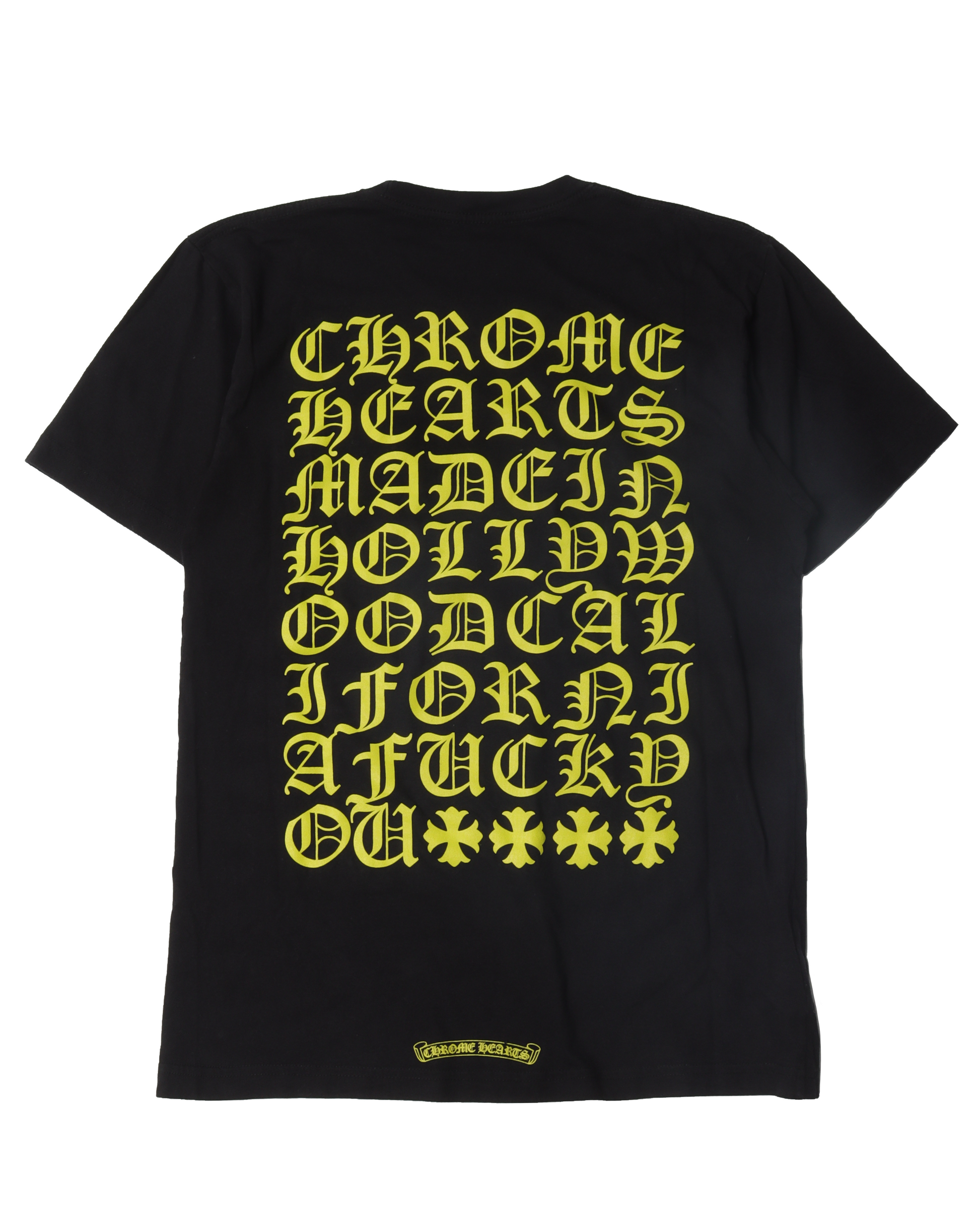 Chrome Hearts Yellow Logo T-Shirt – Justin Reed Chrome Hearts Yellow Logo T-Shirt – Justin Reed