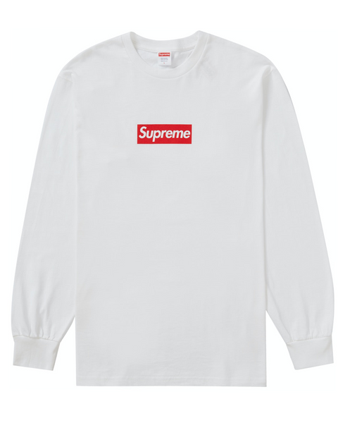 supreme box logo hoodie grey sweatshirt M fw16