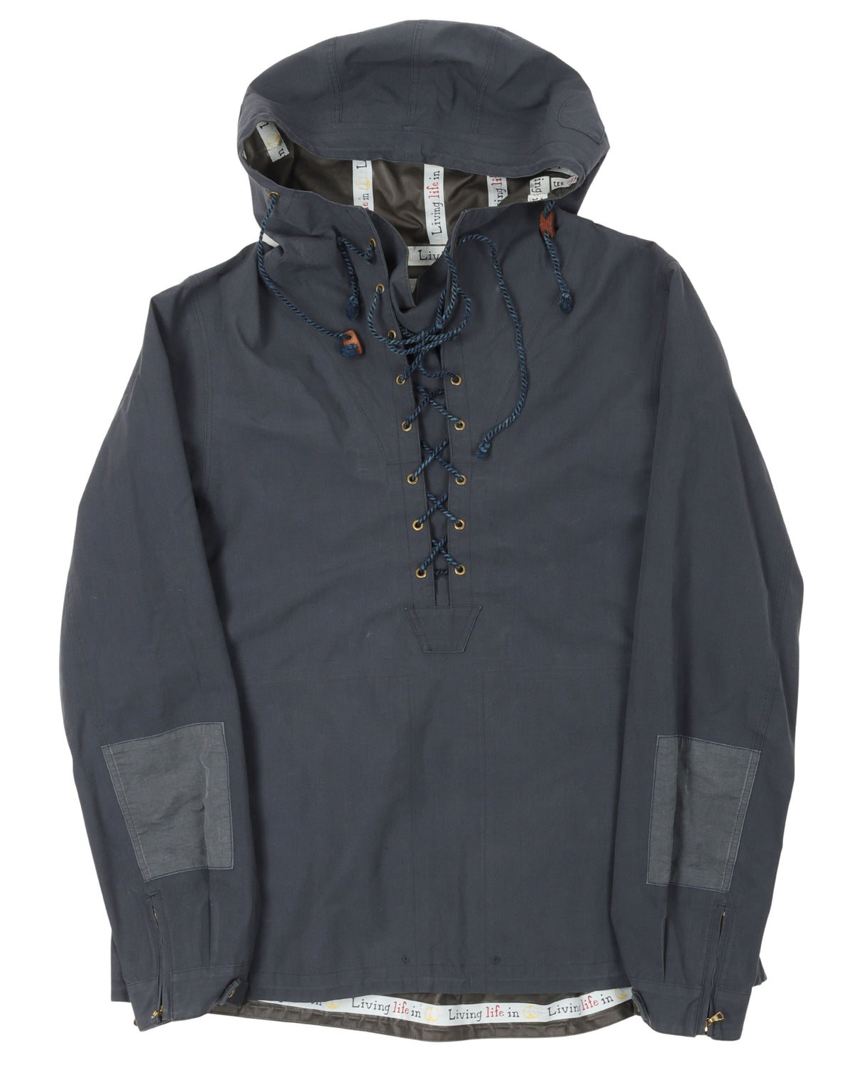 Denim Half Knit Pull Over