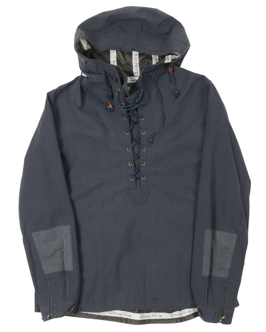 Denim Half Knit Pull Over