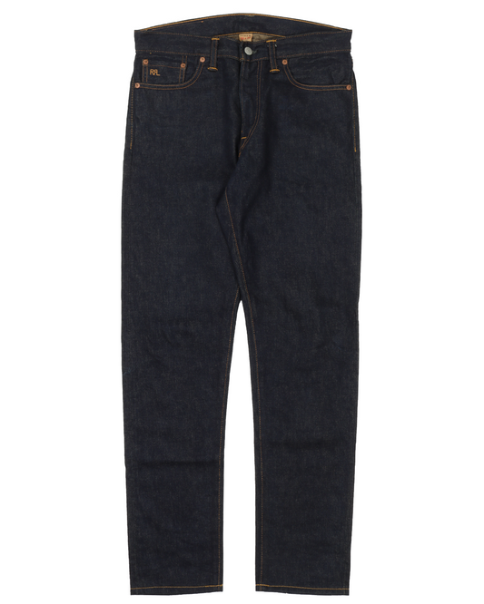 Blue Straight Leg Jeans