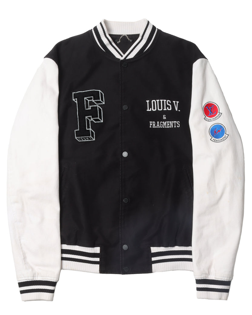 Louis vuitton x fragment varsity jacket Clearance