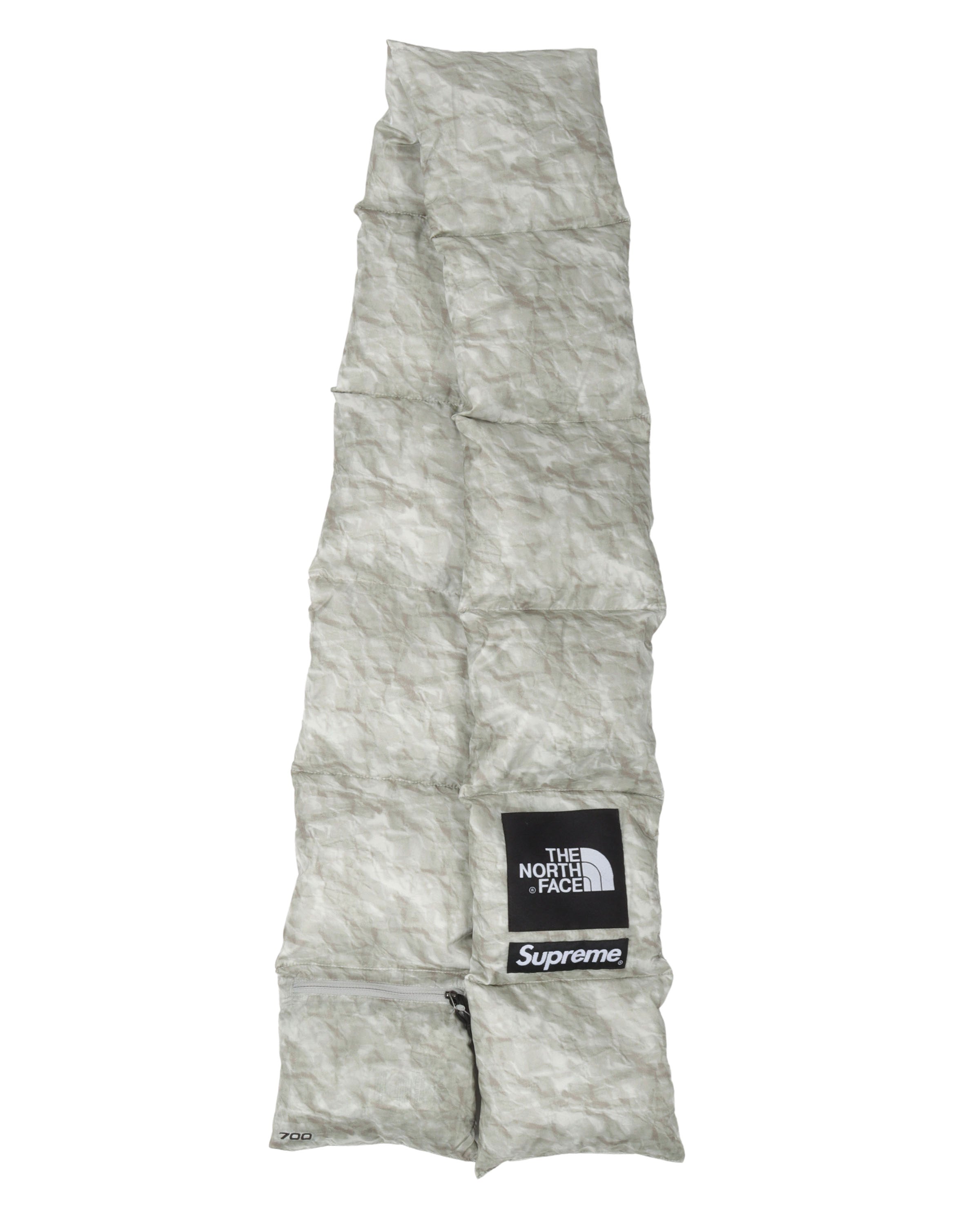 Supreme The North Face Paper Print 700-Fill Down Scarf Paper Print