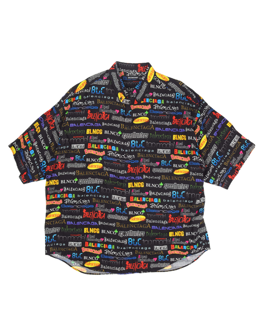 Allover TV Show Logo Print Shirt