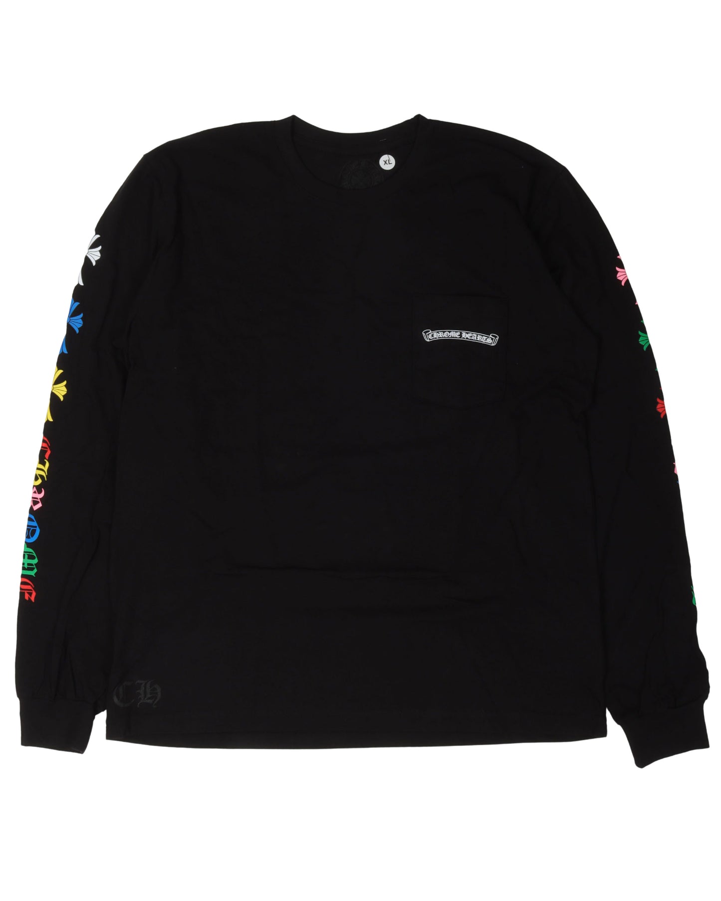 Multi-Color Cross Long Sleeve T-Shirt