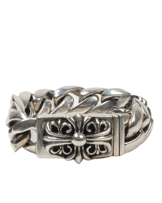 Double Floral Cross Bracelet