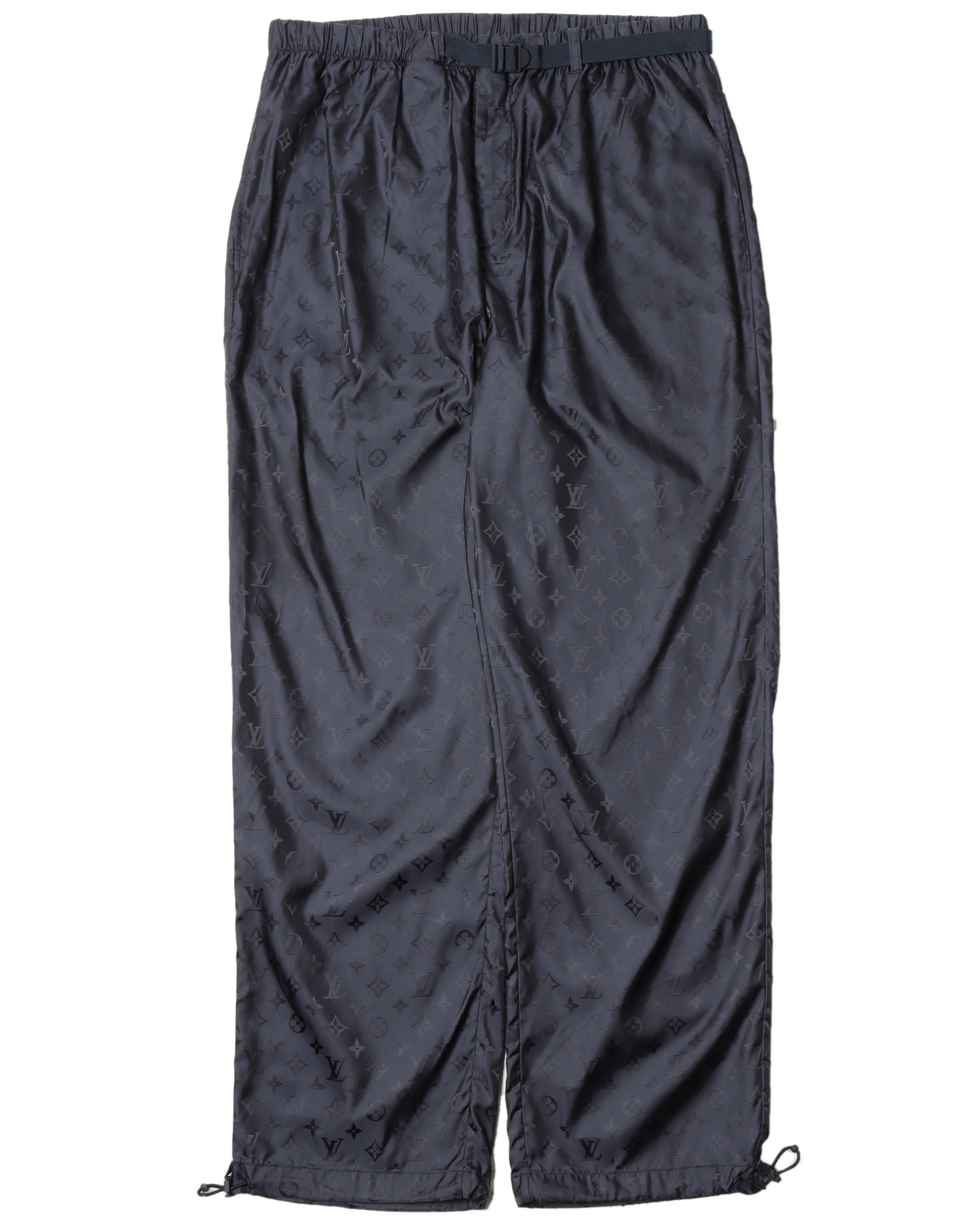 Adjustable Nylon Monogram Pants